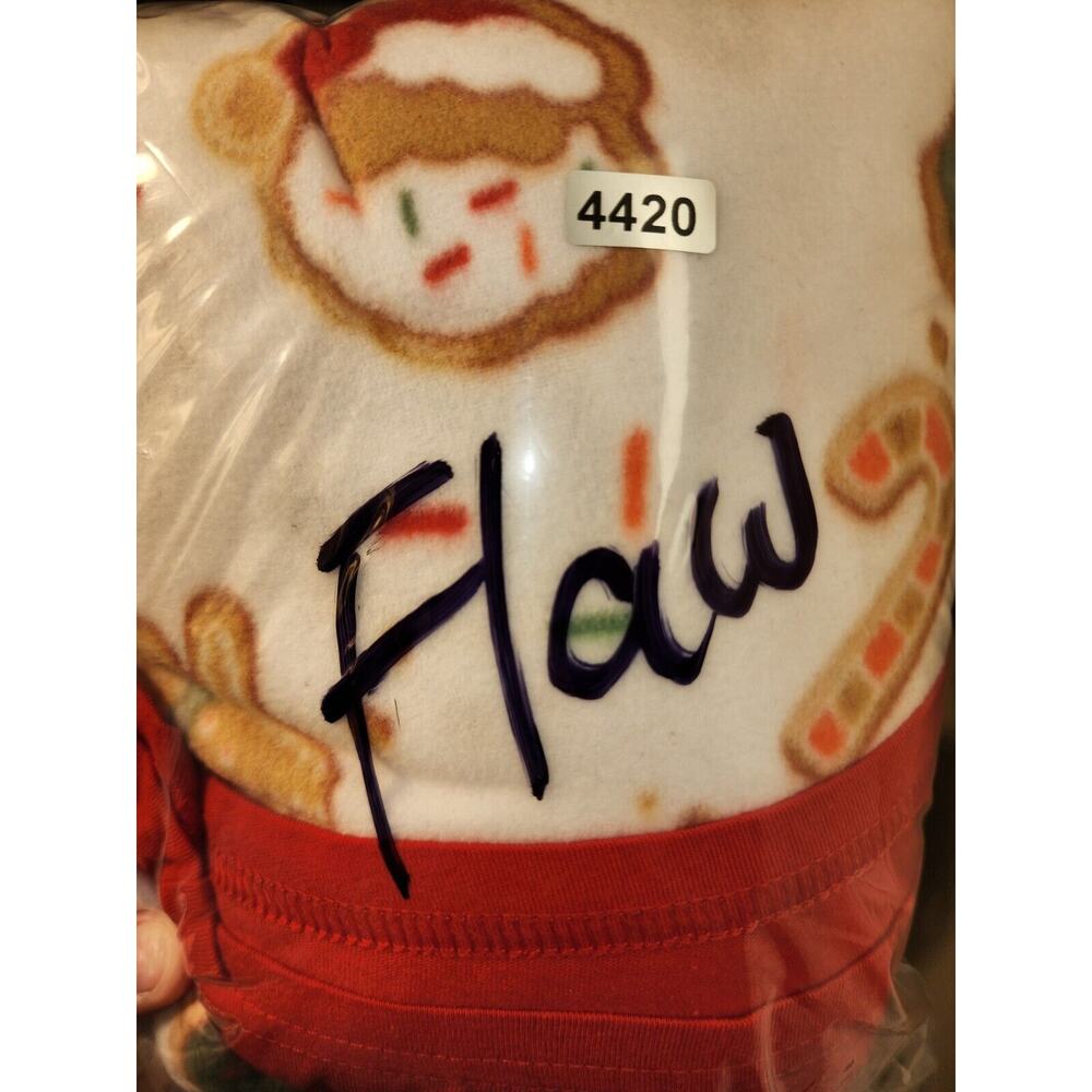 Jammies For Your Families Pajama Set Mens Size 2XB Gingerbread Holiday *flaw - Picture 11 of 11
